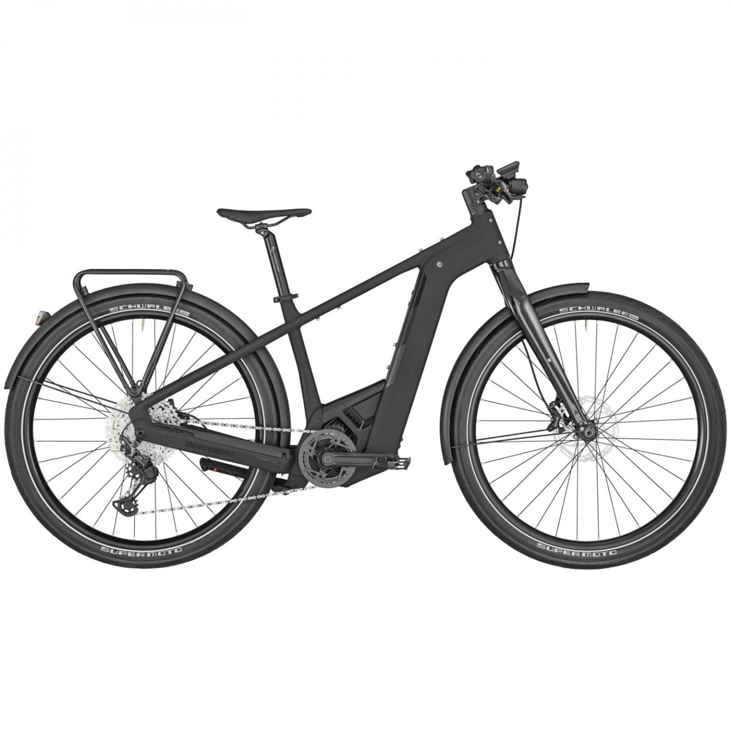 Bergamont Bici Elettrica da Trekking - E-REVOX ELITE RIGID EQ - 2023 - matt black